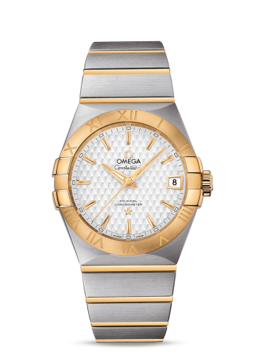 Omega Constellation Co-Axial 38 Stainless Steel / Yellow Gold / Silver Lozenge